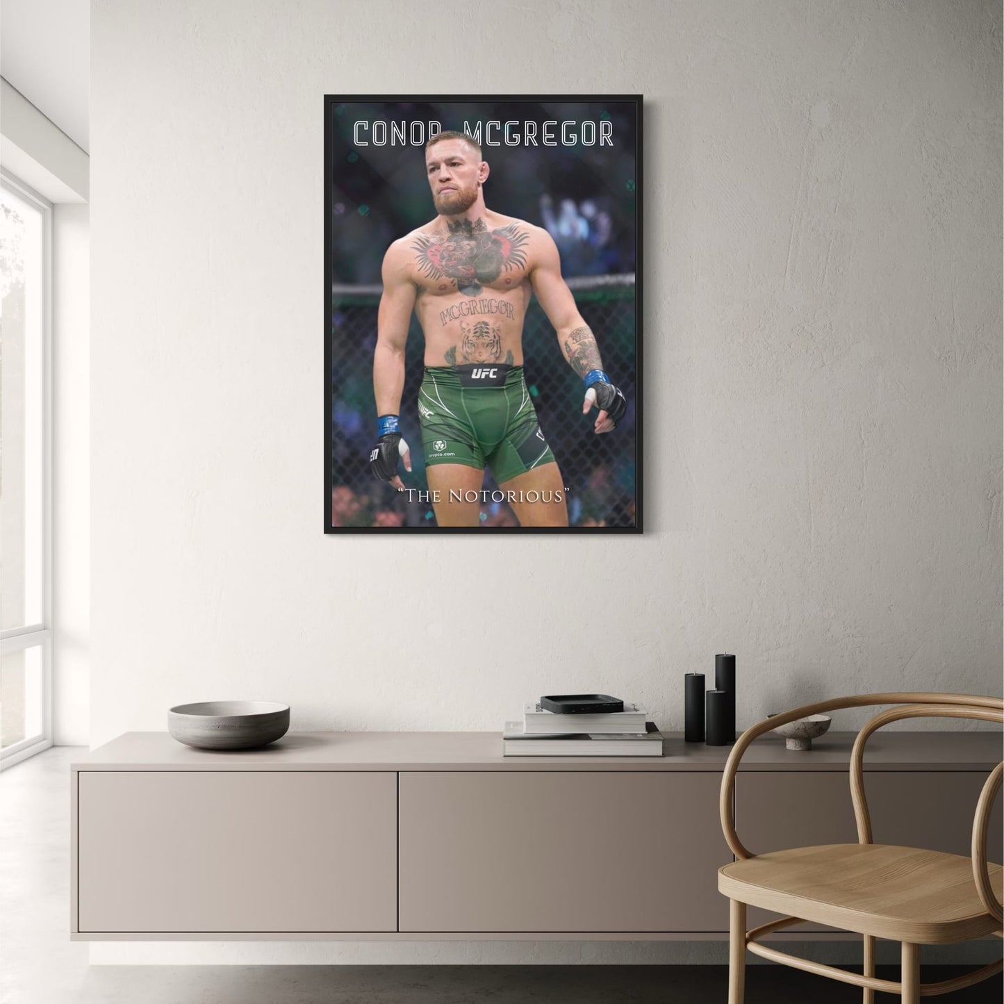 Conor McGregor UFC Poster Der berüchtigte MMA-Kämpfer Wandkunst