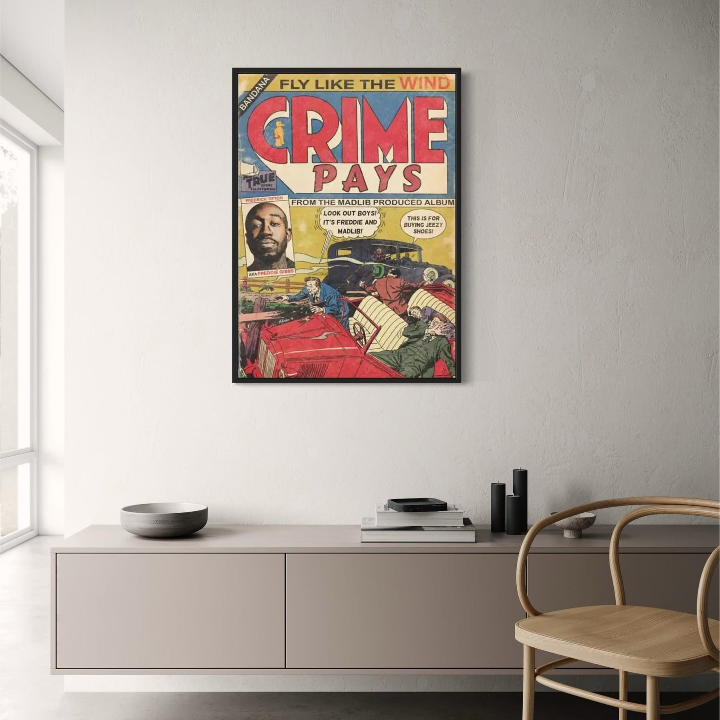 Freddie Gibbs & Madlib | Crime Pays Comic