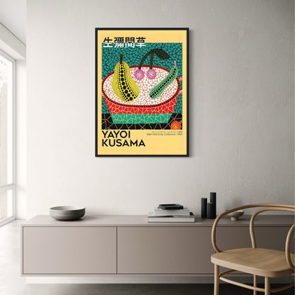Yayoi Kusama | Colorful Fruits Abstract