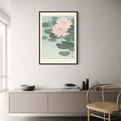 Ohara Koson | Lotusbloesems | Ukiyo-e Kunst