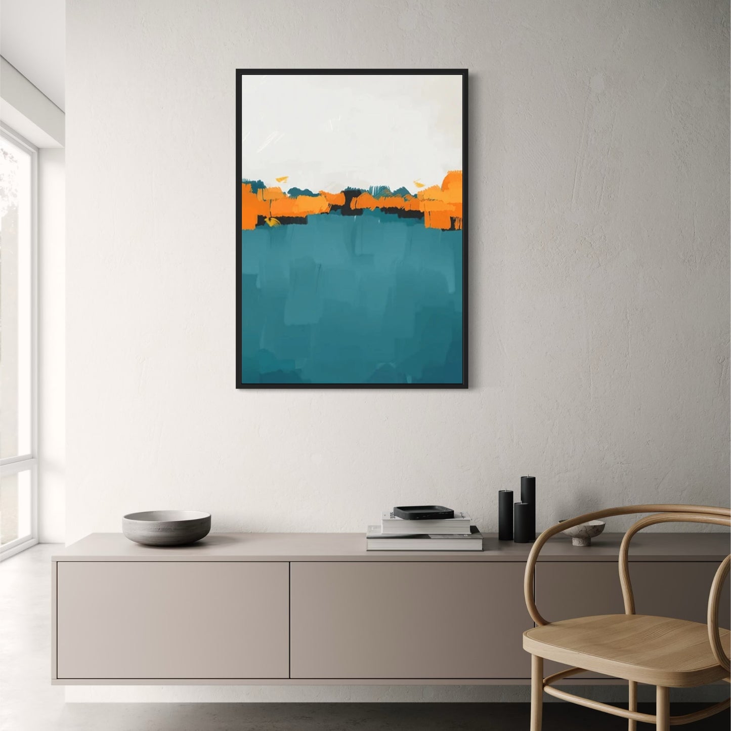 Rhythmen der Farben | Lebendige abstrakte Kunst | Zeitgenössisches Design