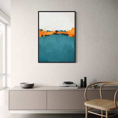Rhythmen der Farben | Lebendige abstrakte Kunst | Zeitgenössisches Design