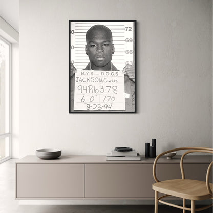50 Cent Mugshot | Iconische Hip Hop