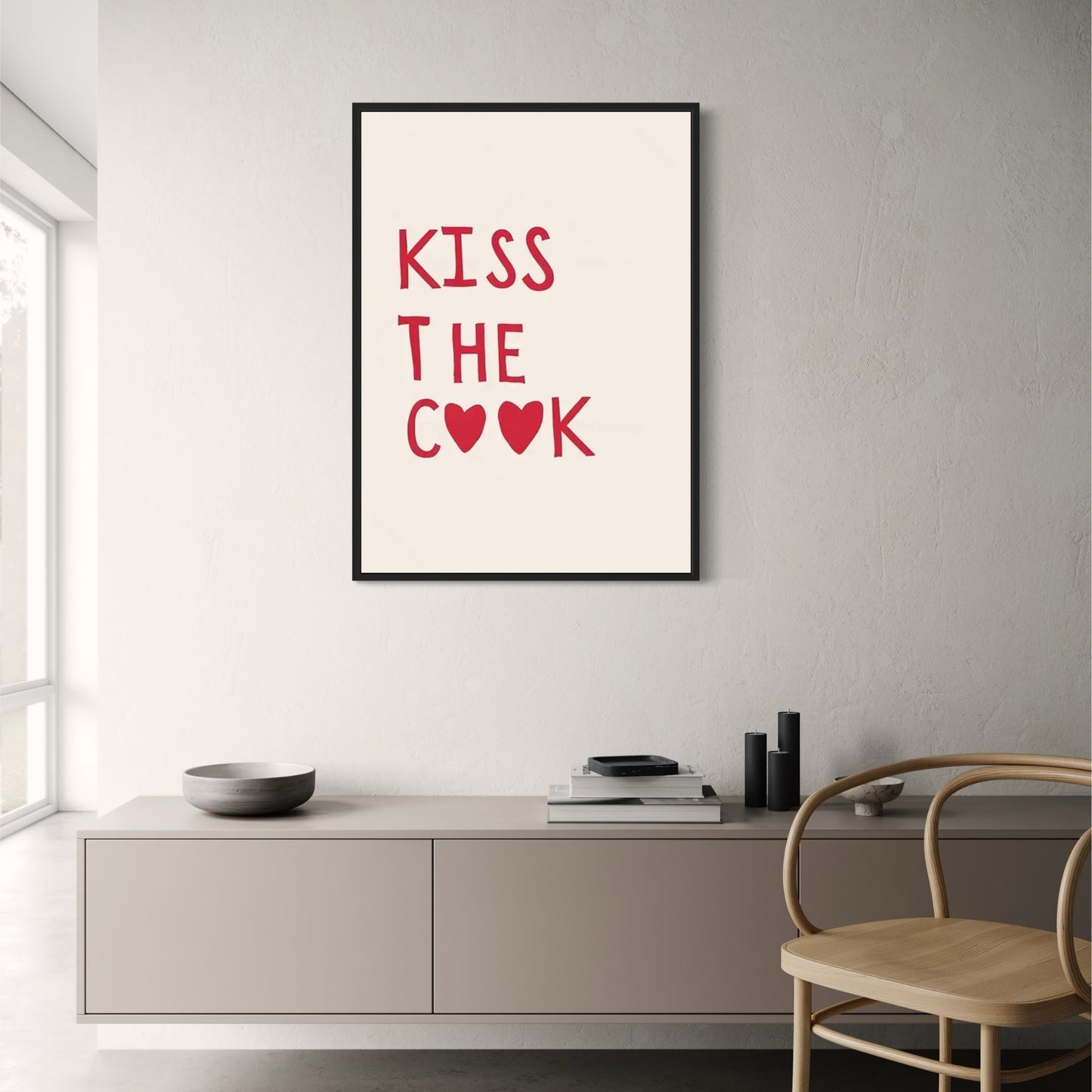 Minimalistische Küchenkunst in Schwarz-Weiß | Kiss The Cook