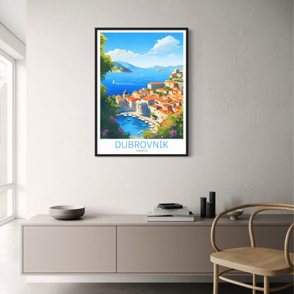 Oude Haven van Dubrovnik | Kustlandschap | Kroatië Reis Kunst