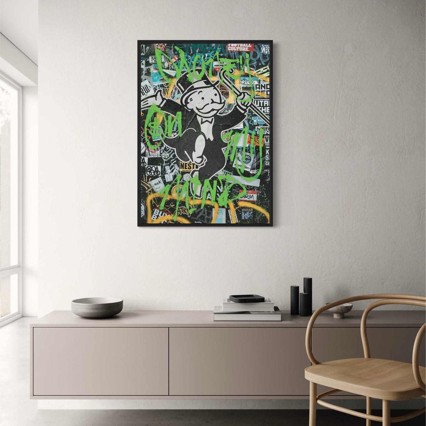 Geld Op Mijn Geest | Inspirerende Levendige Kunst