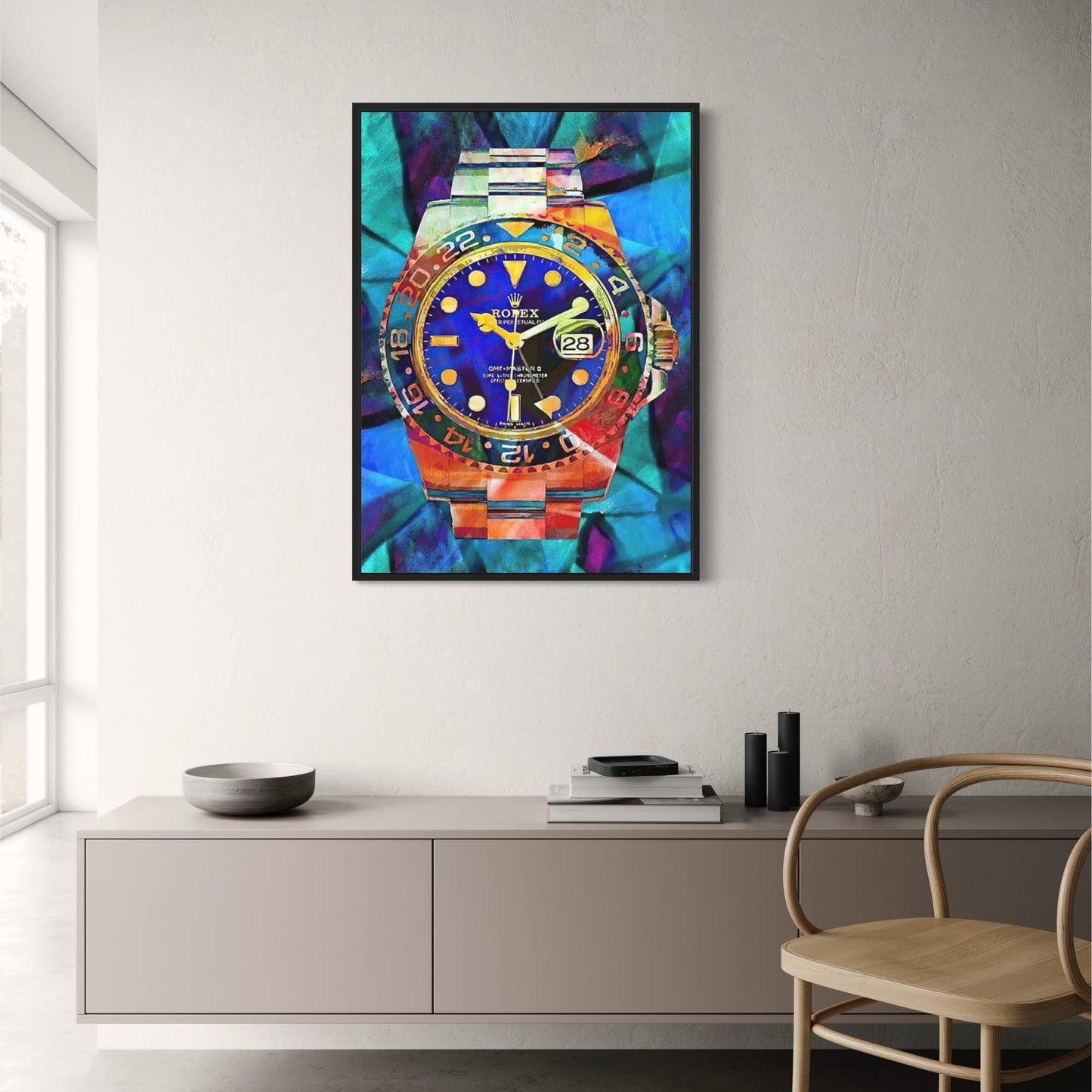 Graffiti Rolex Horloge | Stedelijke Kunst