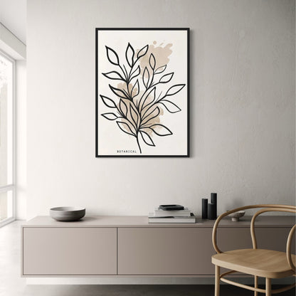 Decorative Poster | Meandering Patterns | Modern Art Print For Home & Garden Decor