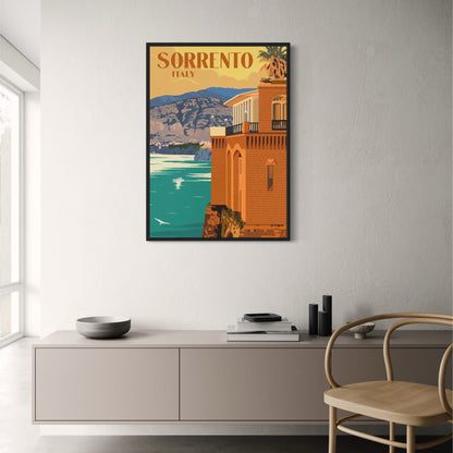 Sorrento-Landschaft | Vintage italienische Kunst | La Dolce Vita