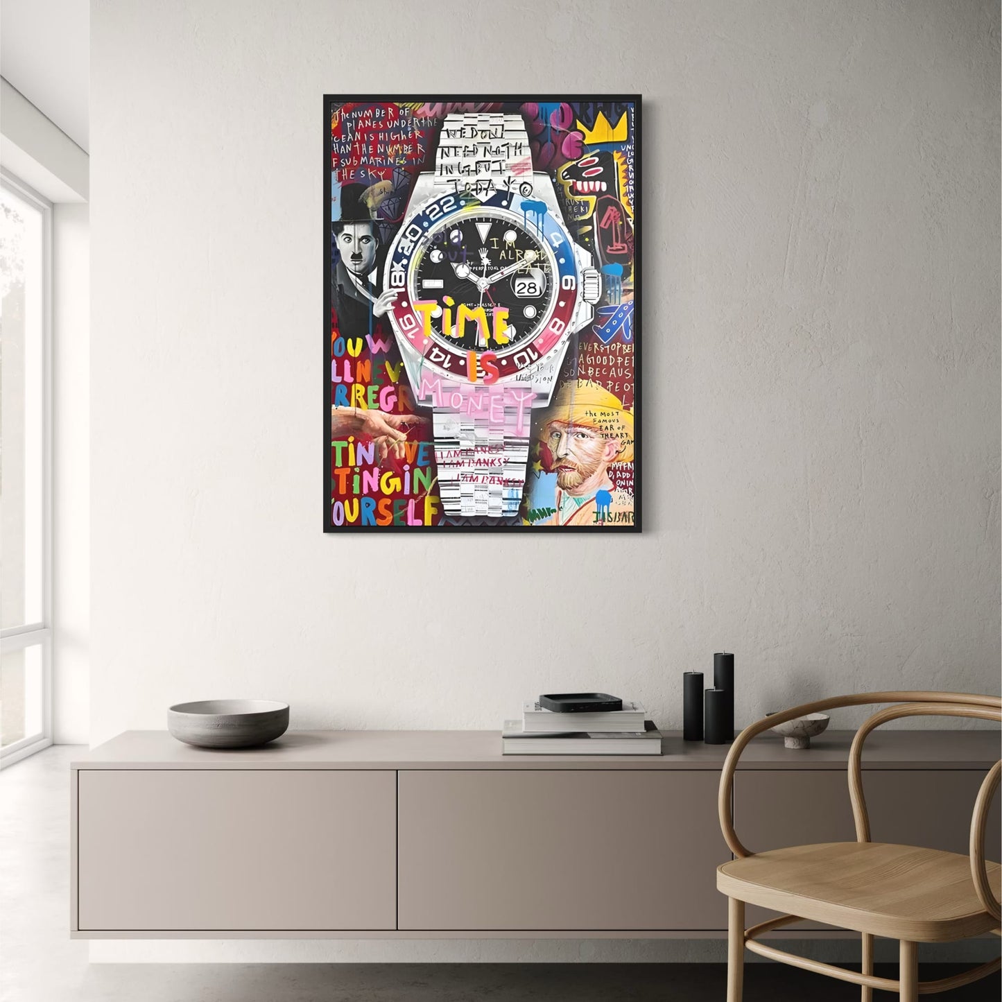 Rolex Pepsi | Moderne Graffiti Kunst | Gedurfd & Levendig