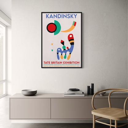 Tate Britain Ausstellung | Wassily Kandinsky | Werbeplakat für Kunstevent