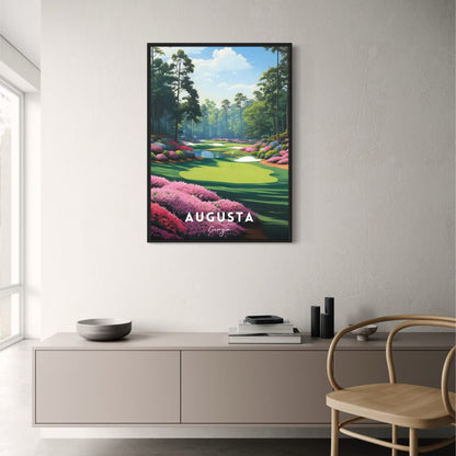 A Tribute To The World's Greatest Golf Courses | Golf Poster | Georgia | Augusta