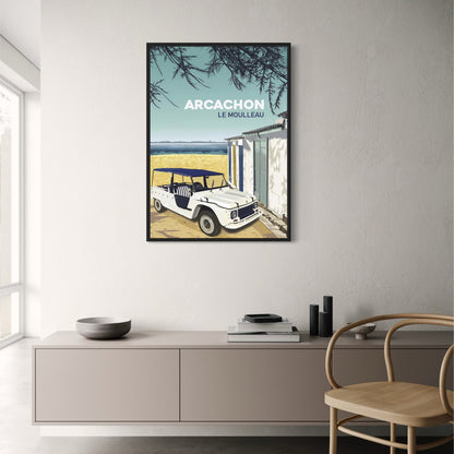 Le Moulleau | Arcachon | Serene Beachside Haven Poster | Scenic Artwork | Wall Decor