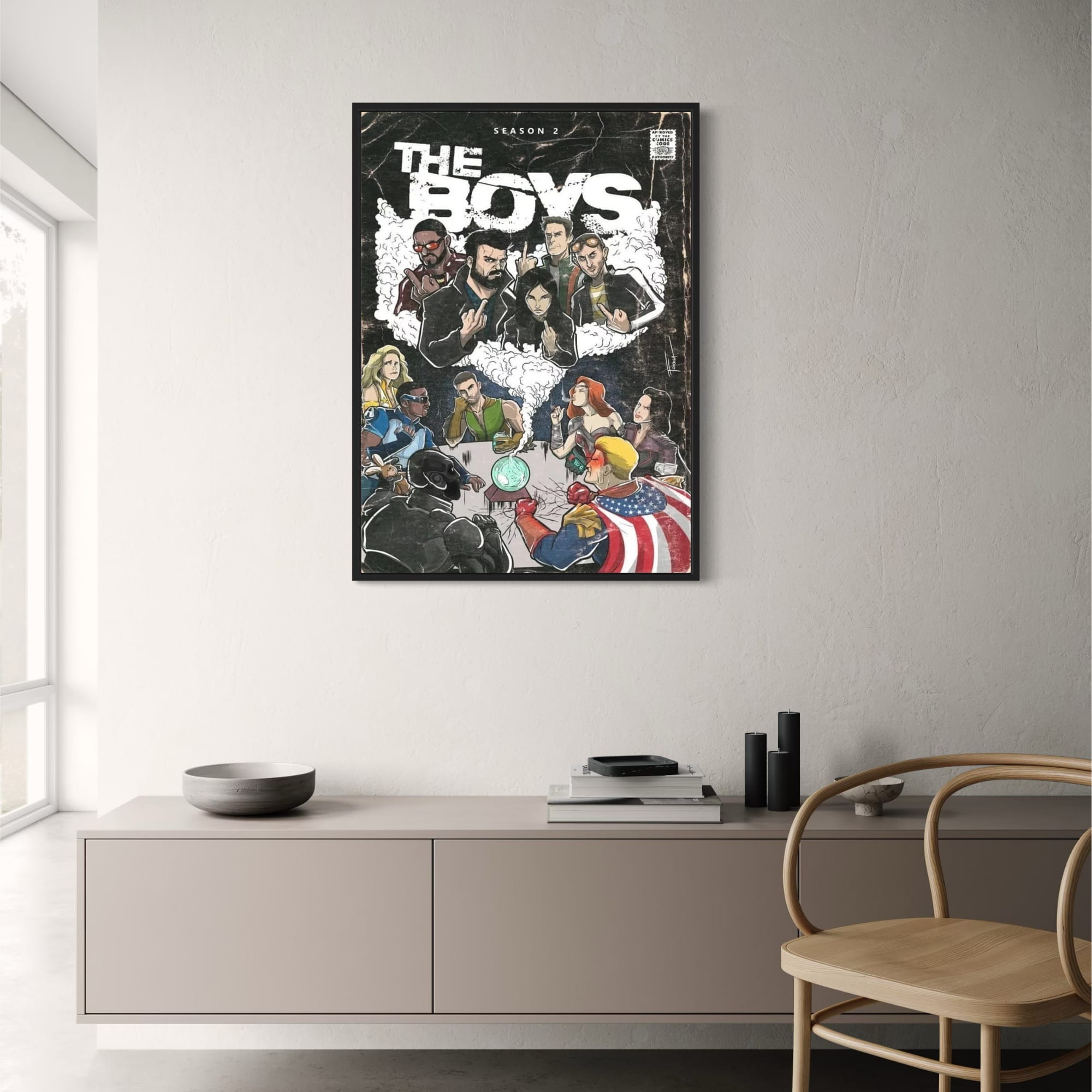 The Boys Season 2 Comic – Wall Of Art Studio