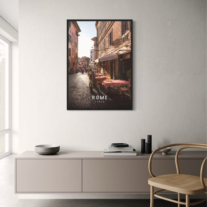 Trastevere | Rom | Italien | Schlendern Sie durch bezaubernde Straßen | Ein Hauch römischen Lebens | Poster zum malerischen Rom