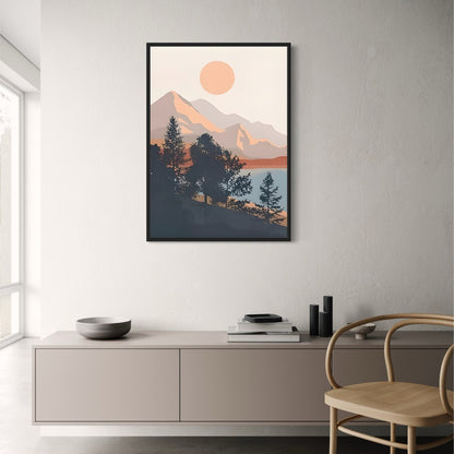 Berglandschap Duo | Natuur Kunst