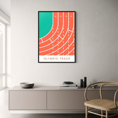 Geometrie van de Overwinning | Olympische Atletiek Sportkunst
