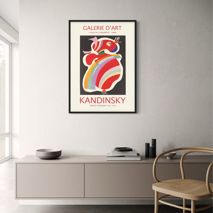 Kandinsky's De Rode Vorm | Levendige Abstracte Kunst