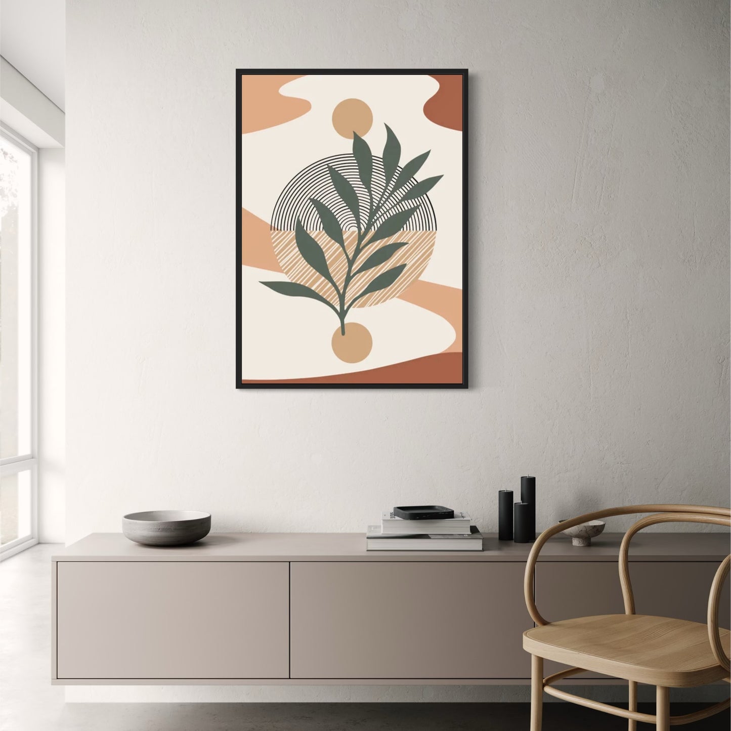 Rustikale Pflanzenmotive | Illustrationen von Pflanzen im Vintage-Stil