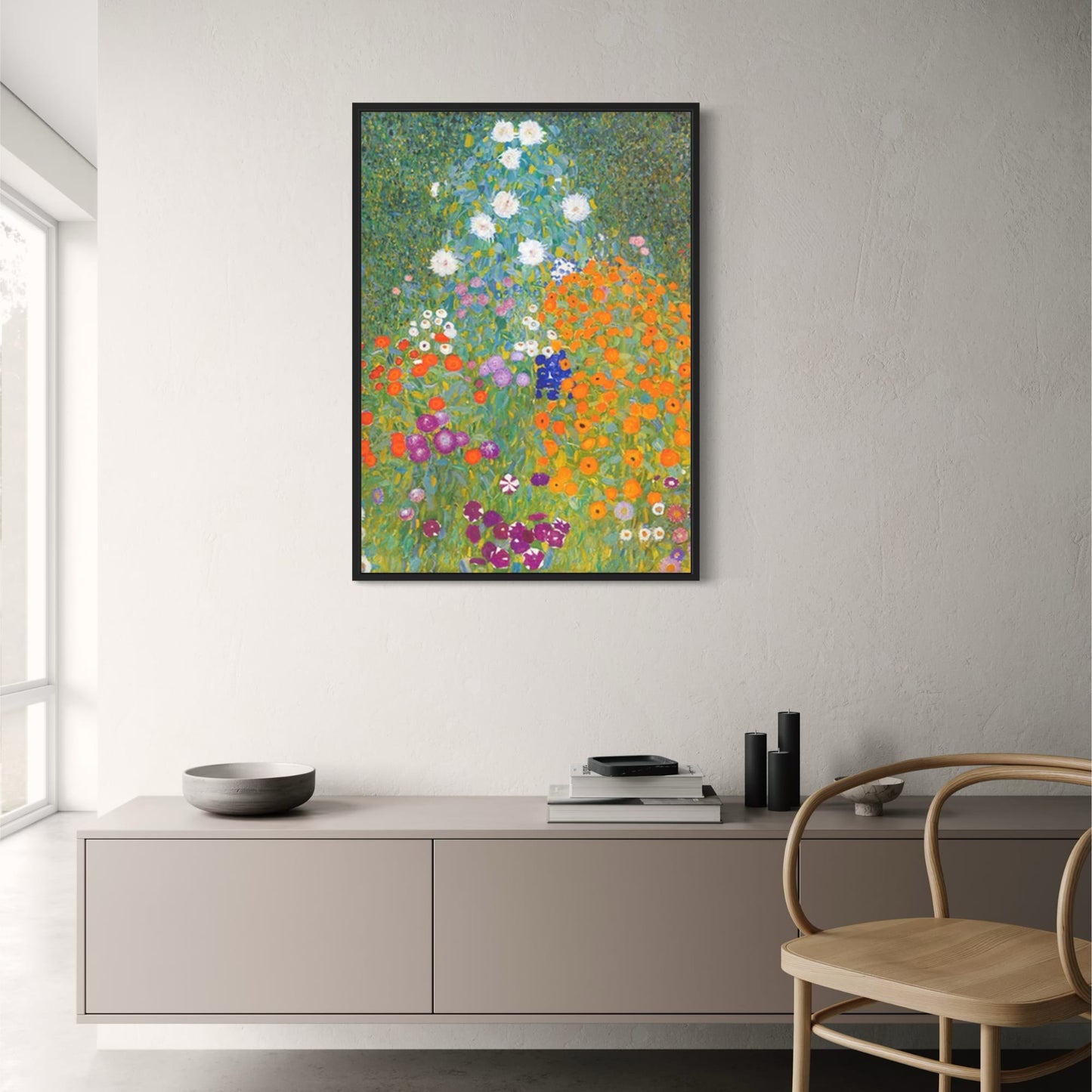 Klimt's Bloementuin | Art Nouveau Floraal Vintage