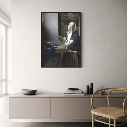 Vermeer’s Vrouw met een Weegschaal | Klassieke Kunst