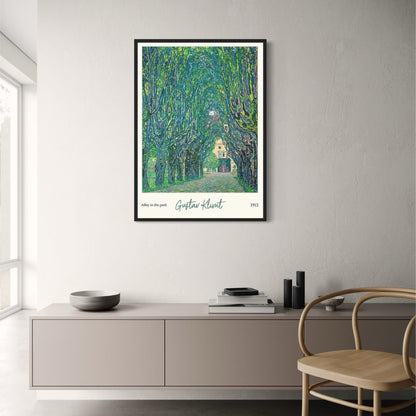 Klimt | Laan naar Schloss Kammer | Schilderkunst Landschap
