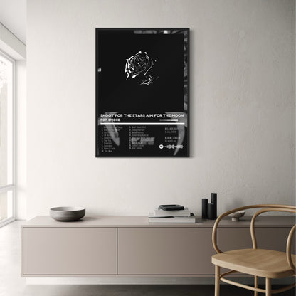 Pop Smoke | Shoot for the Stars Aim for the Moon | Iconic Rap Album Art