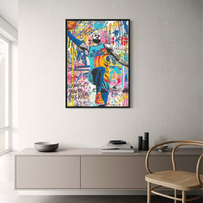 LeBron James Space Jam | Straatgraffiti Kunst
