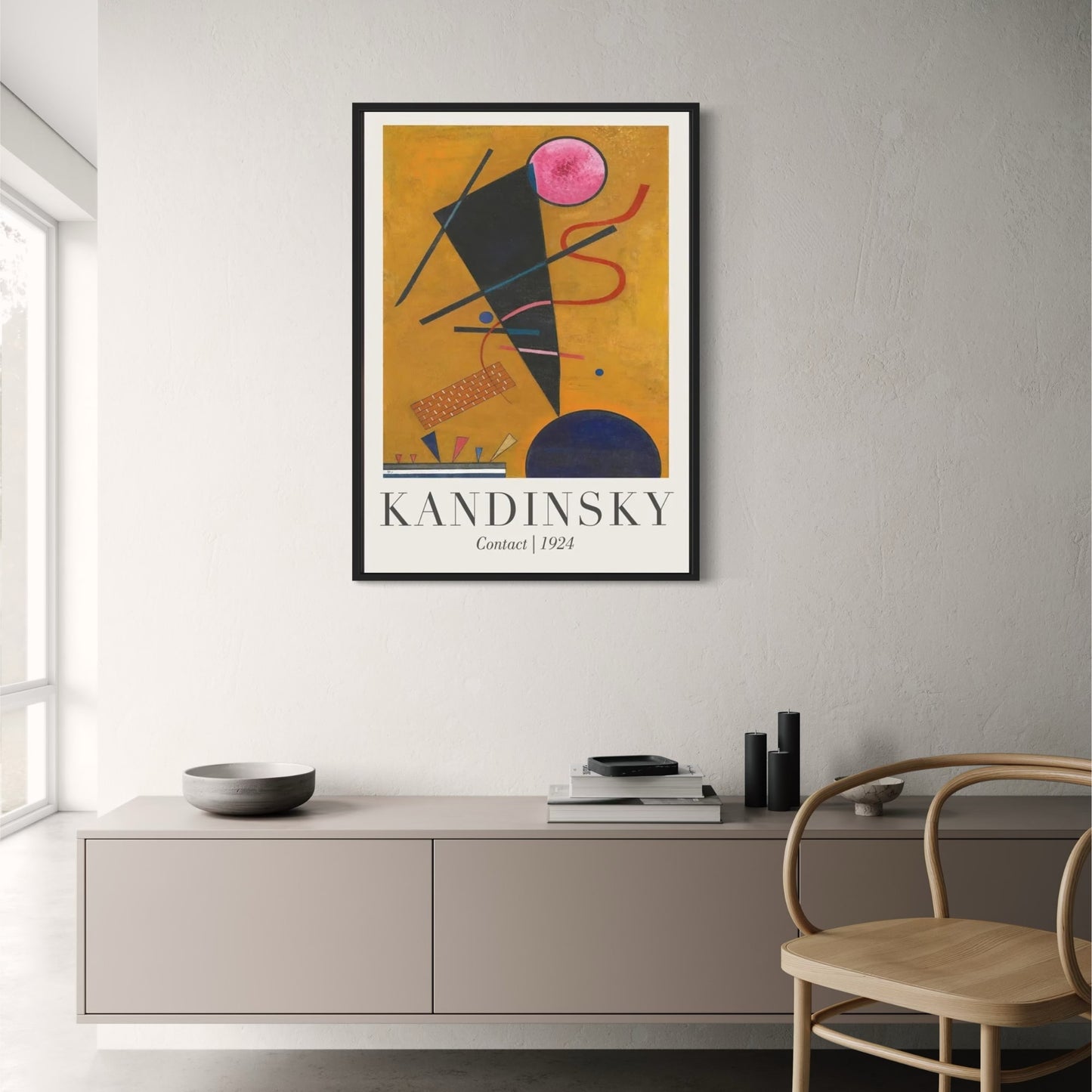 Contact | Wassily Kandinsky | 1924 | Classic Art Exhibition Poster