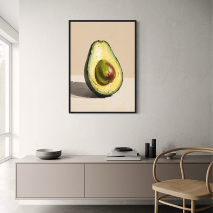 Avocado-Illustration | Moderne botanische Kunst