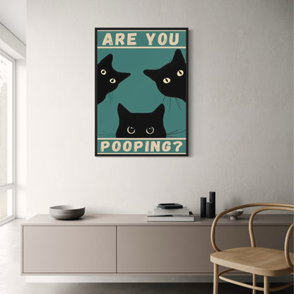 Funny Black Cat | Retro Animal Quote