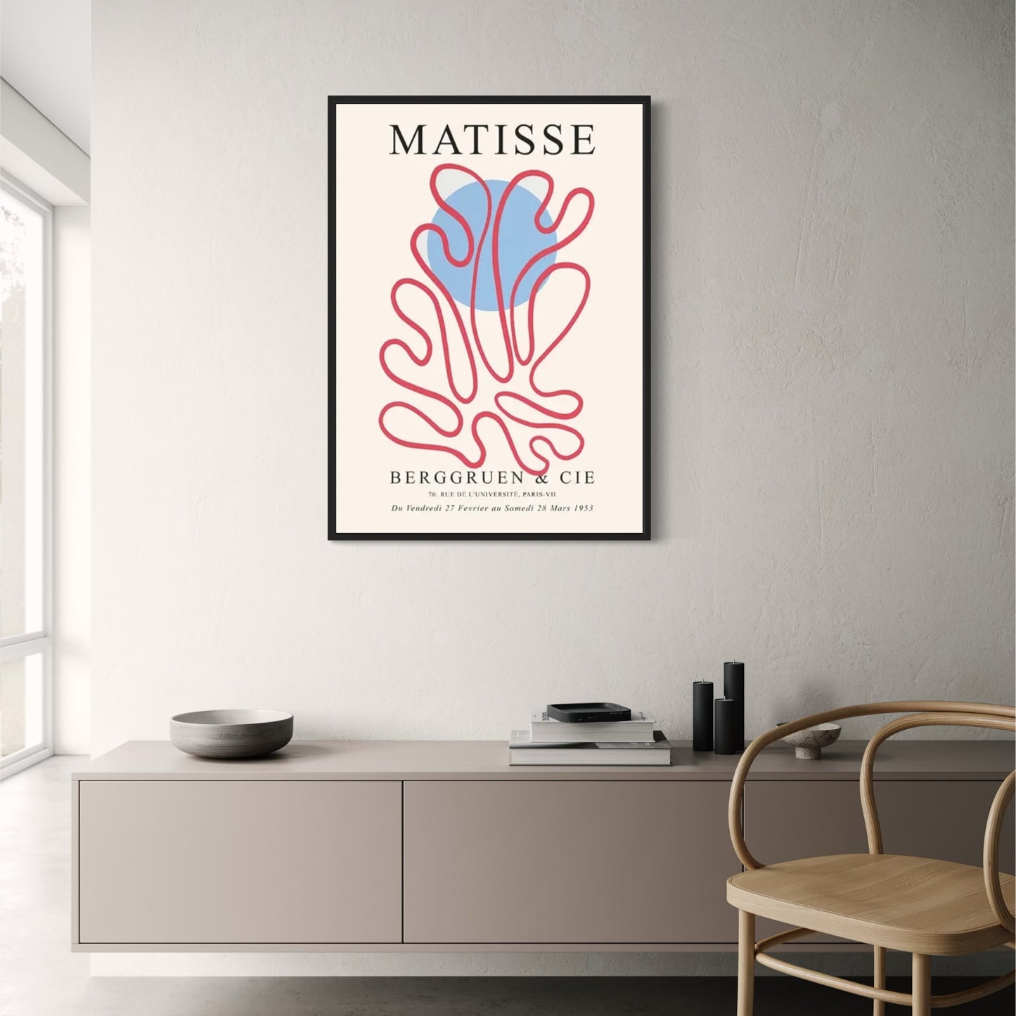 Henry Matisse Poster | Berggruen & Co. | Papiers Découpés Cut-Outs | Abstract Dreams Art | Colorful Wall Decor
