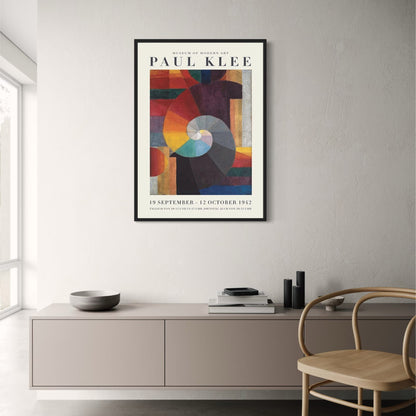 The Encounter by Johannes Itten | Paul Klee Abstract | Vibrant Colors