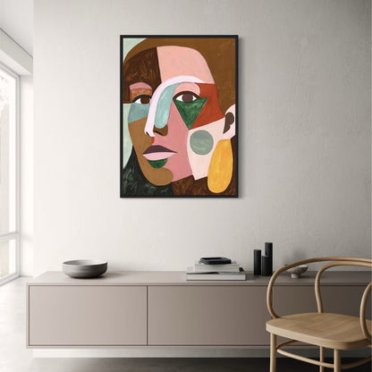 Abstract Connection | Modern Art Poster | Contemporary Wall Decor | Visual Artwork | Stylish Home Decor | Living Room & Office Decoration