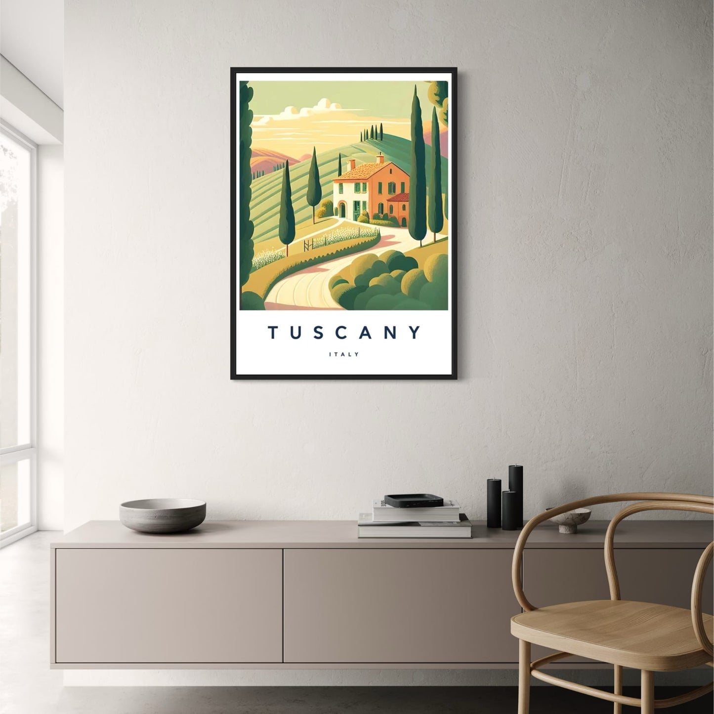 Toscane Stadsgezicht | Italiaanse Stedelijke Landschap