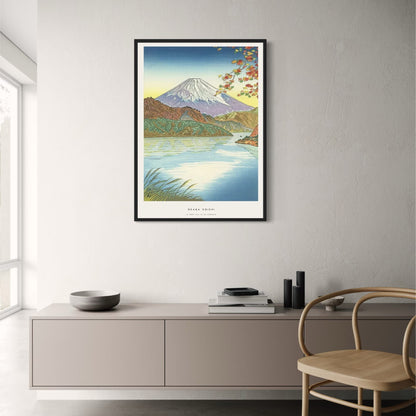 Koichi Okada | Poster | Mount Fuji from Akinoho | Ukiyo-e Style Japanese Art Decor
