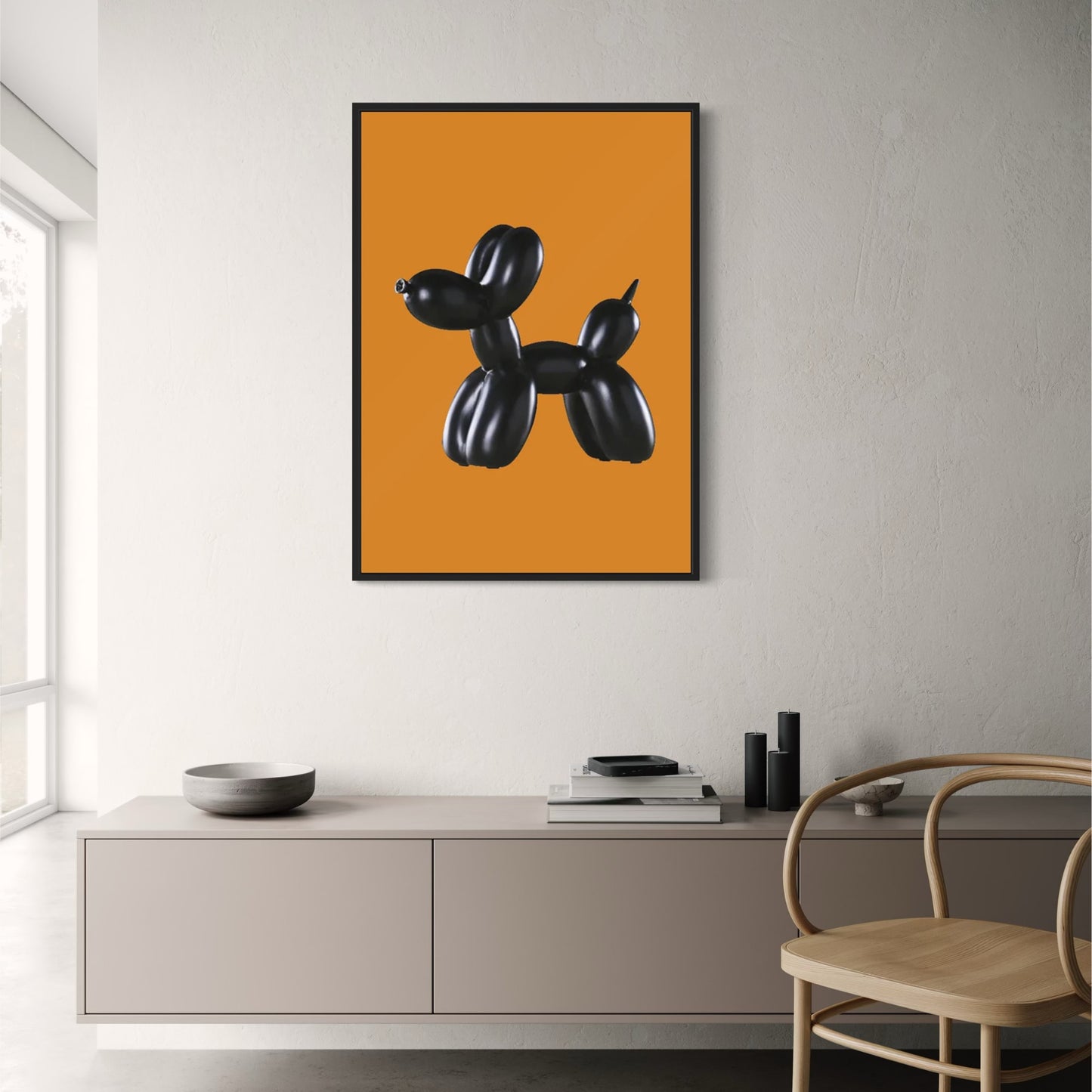 Pop Art Balloon Dog | Abstract Modern Decor
