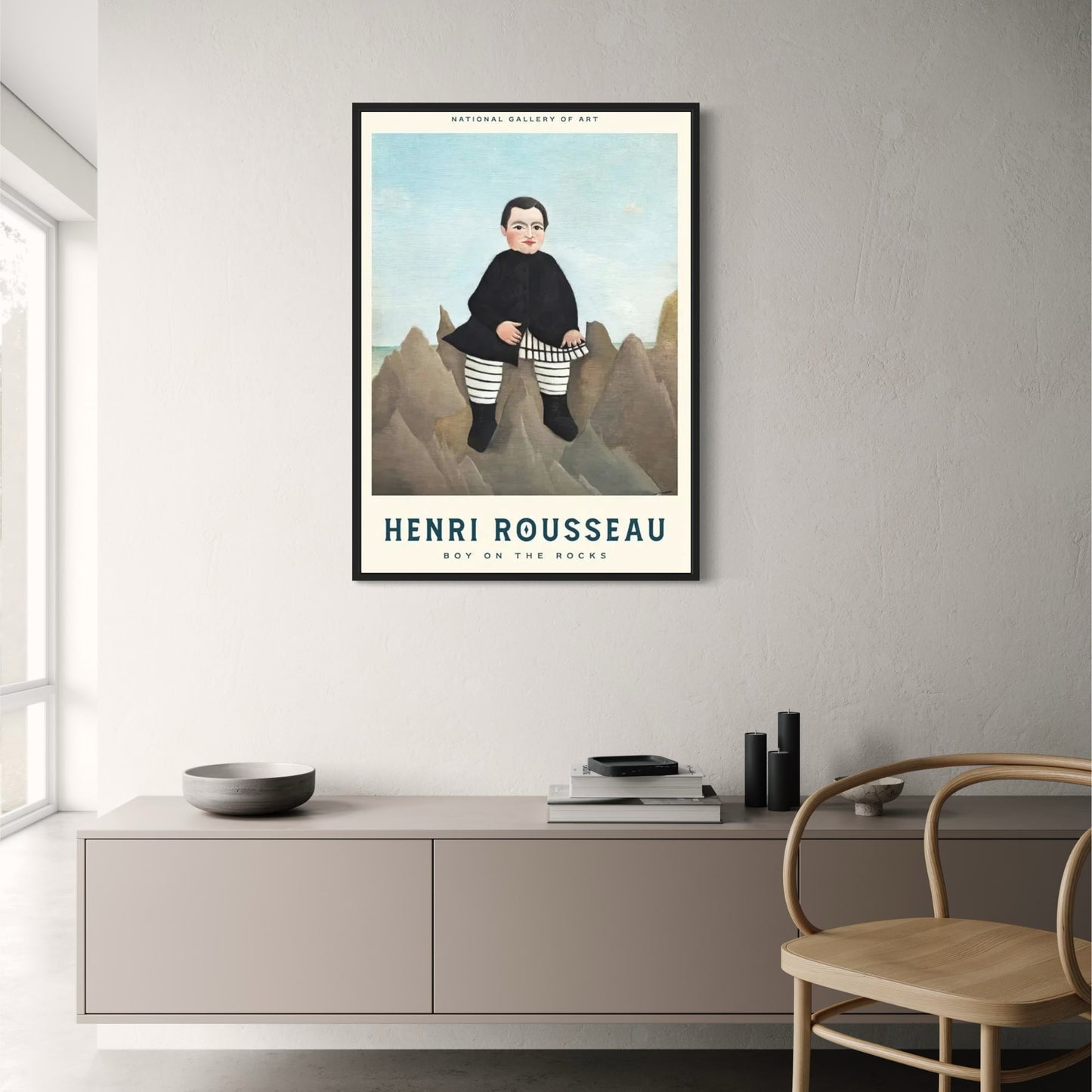 Henri Rousseau | Der Junge auf den Felsen | Klassische Kunst