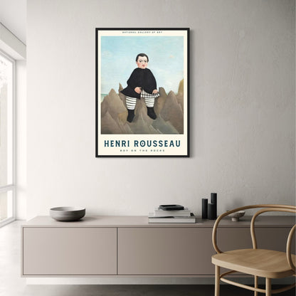 Henri Rousseau | Der Junge auf den Felsen | Klassische Kunst