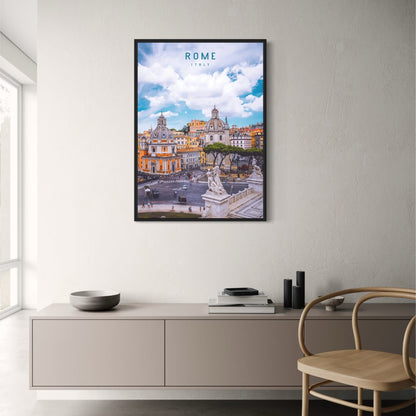 Piazza Venezia | Rom | Italien | Große Plätze und Monumente | Herz der Stadt | Ikonische Rom-Poster