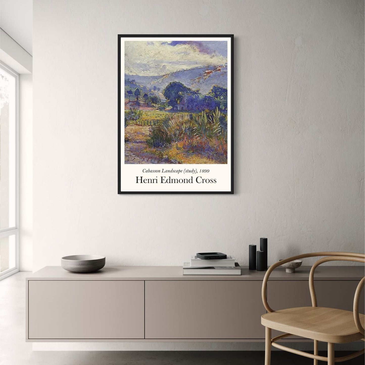 Henri Edmond Cross | Cabasson Landschap | Impressionistisch 1899