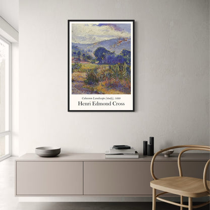 Henri Edmond Cross | Cabasson Landschap | Impressionistisch 1899