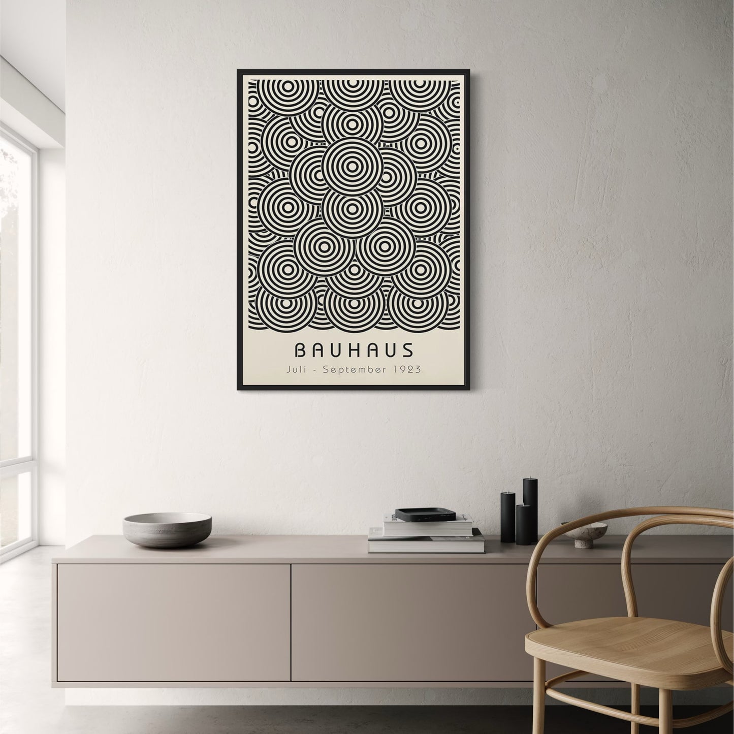 Dynamischer Fokus | Hommage an das Bauhaus 1923 | Moderne Kunst