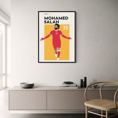 Mohamed Salah 11 | Voetbal Superster Kunstwerk