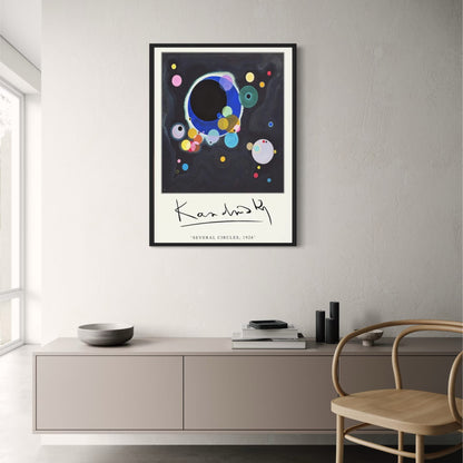 Several Circles | Wassily Kandinsky | 1926 | Contemporary Art Exhibition Poster
