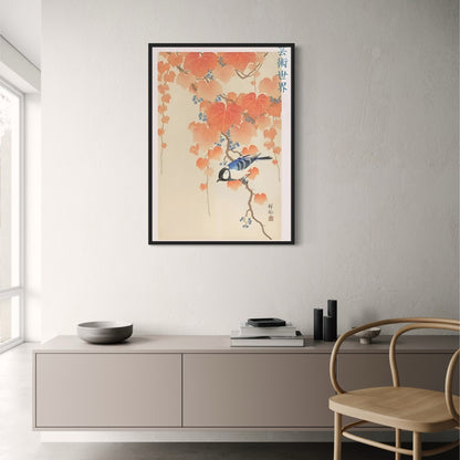 Hakusai Ohara | Grote Mees op Paulownia | Japanse Kunst