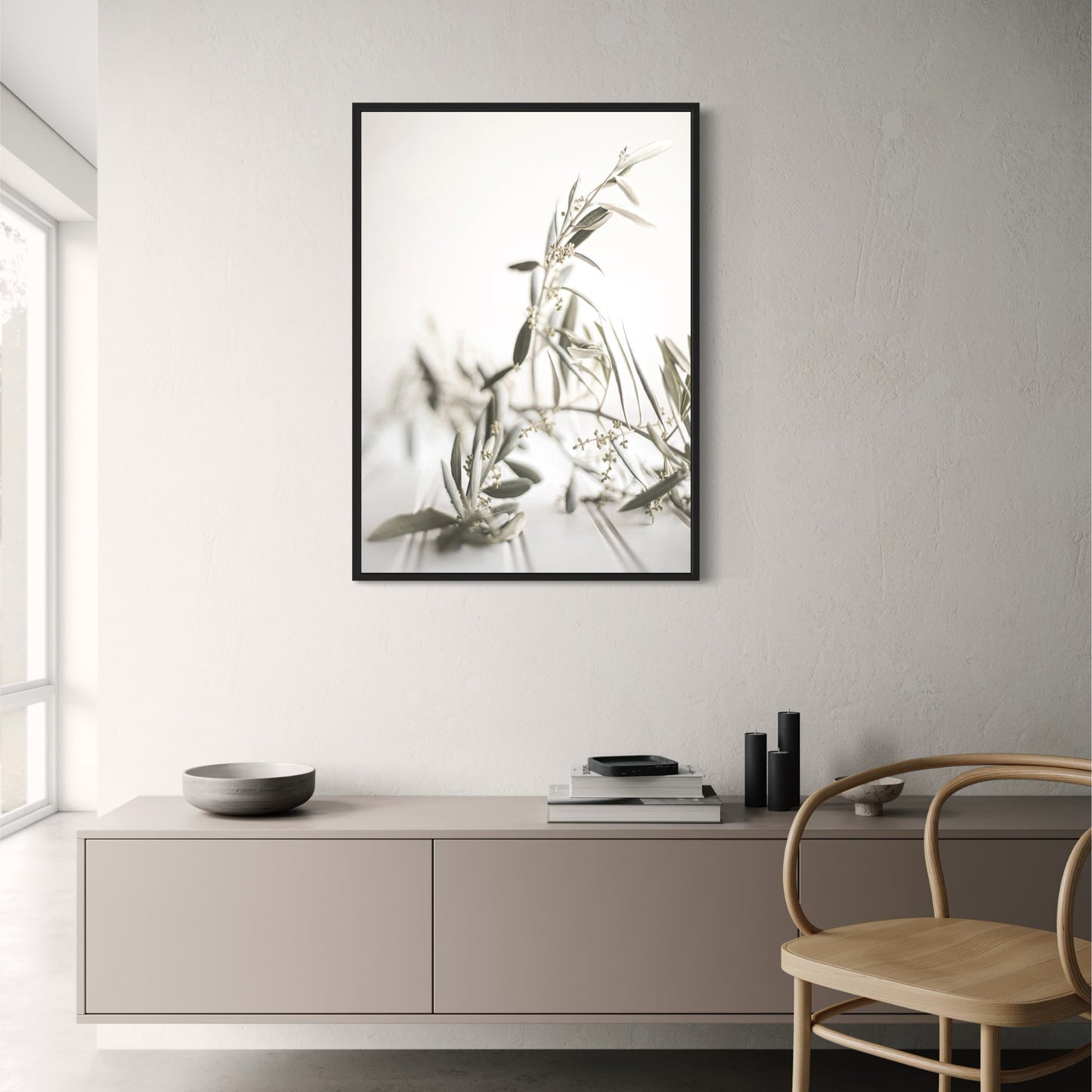 Ancient Elegance | Olive Garden Italy Poster | Vintage Art Wall Decor | Italian Landscape | Home Interior Decoration
