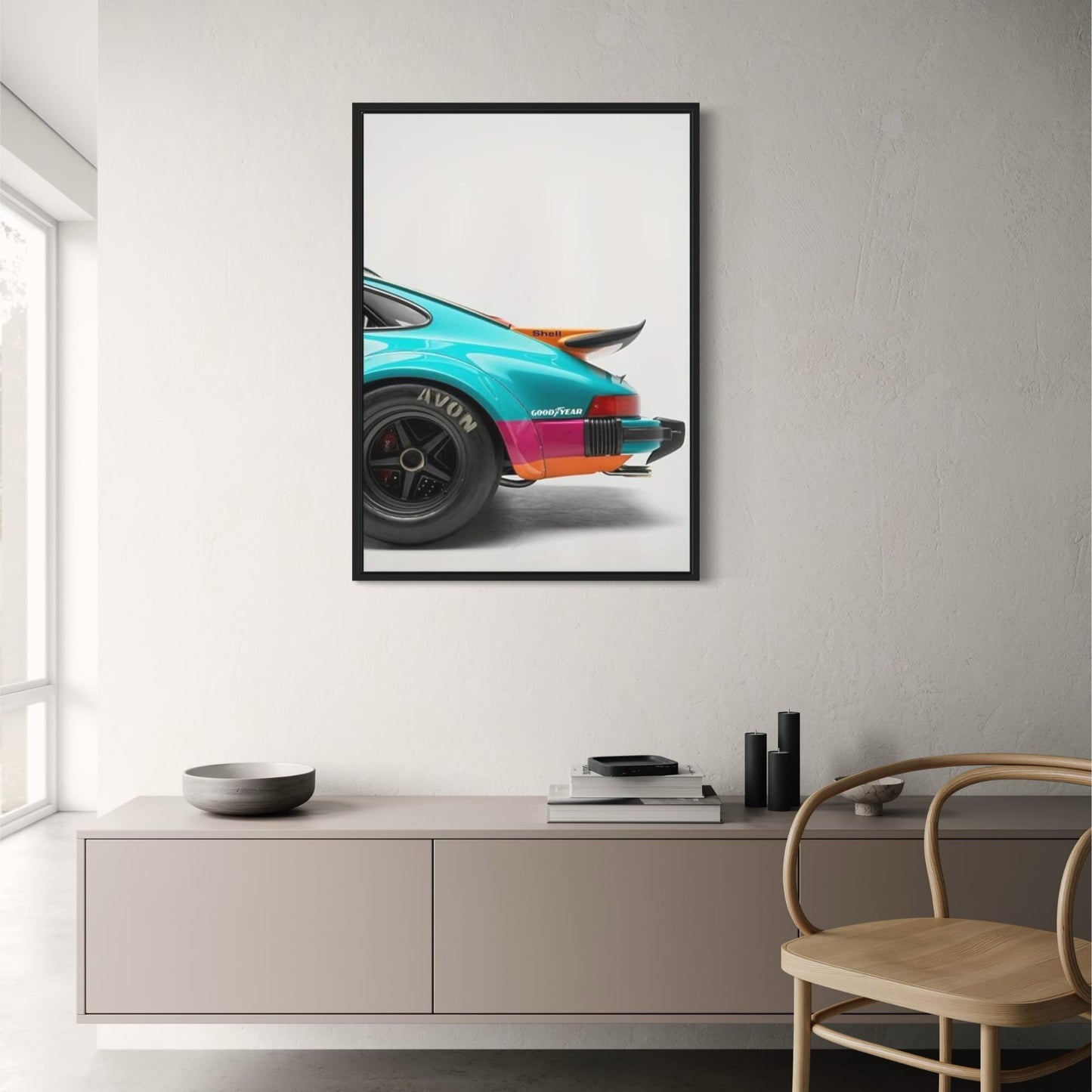 Porsche 911 | Gulf Livery | Vibrant Racing Decor