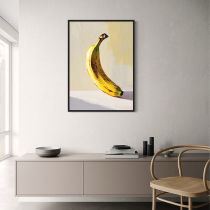 Bananenposter | Obstgalerie | Wohndekor Wandkunst | Botanischer Druck