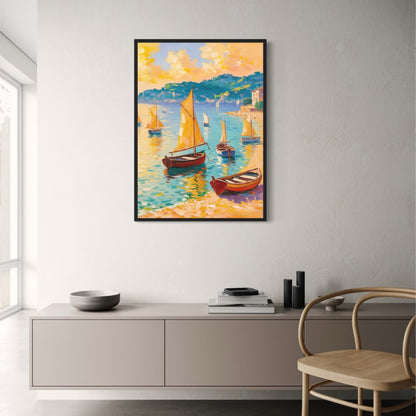 Rustgevende Kustscène | Serene Oceaanzicht